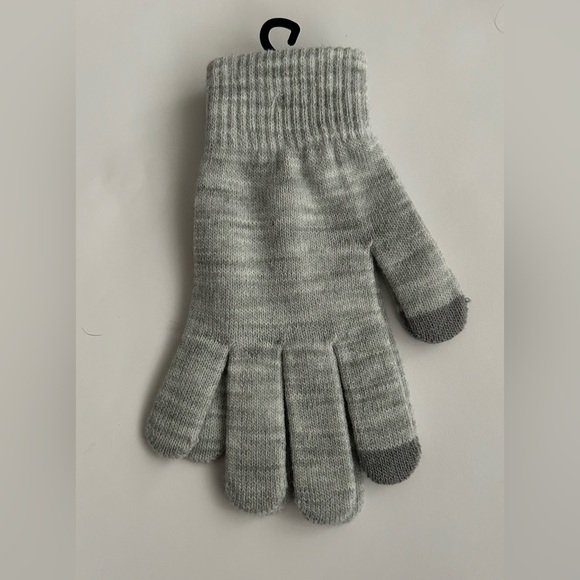 New Winter Essentials Touch Screen Gray Gloves One Size Unisex Texting Gloves - Picture 2 of 11